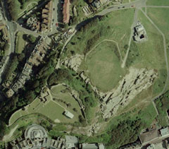 Aerial photograph of survey area