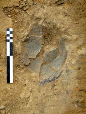 Prehistoric Cremation Vessel fro Martell's Quarry site, Ardleigh