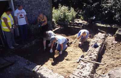 Excavation in progress